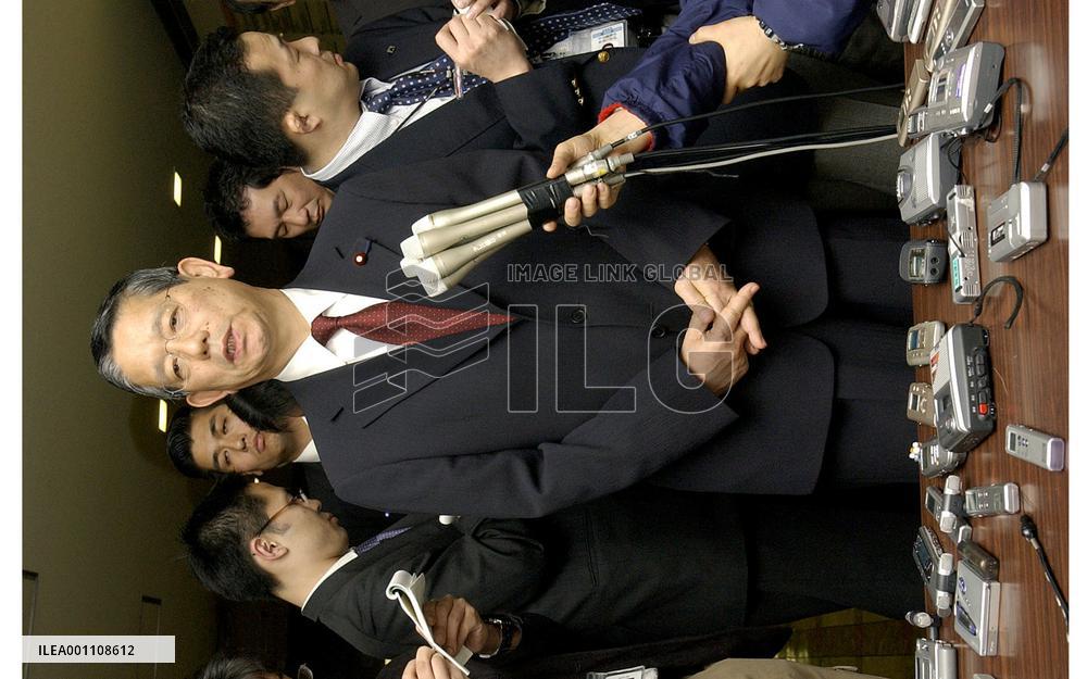 Machimura airs view over anti-Japanese protests in China