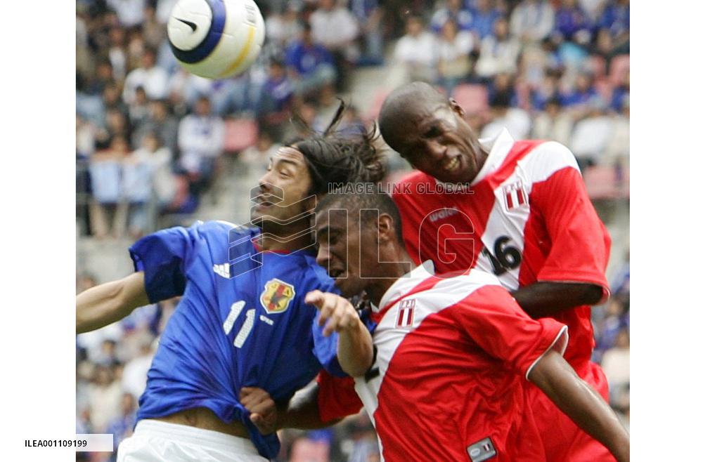 (2)Japan stunned by Peru in Kirin Cup