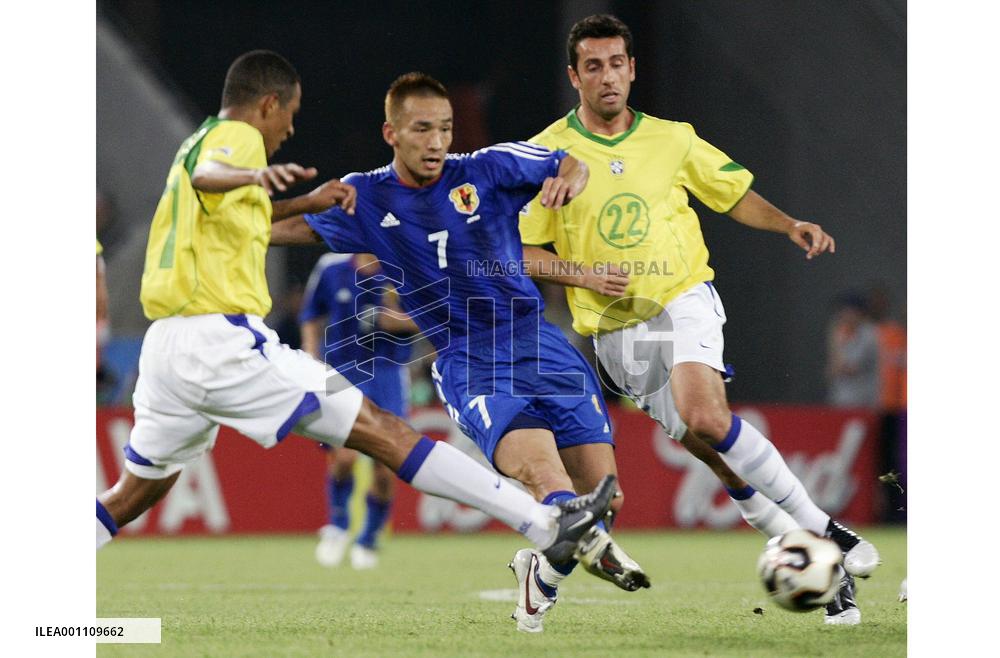 (10)Japan bow out of Confeds after holding Brazil