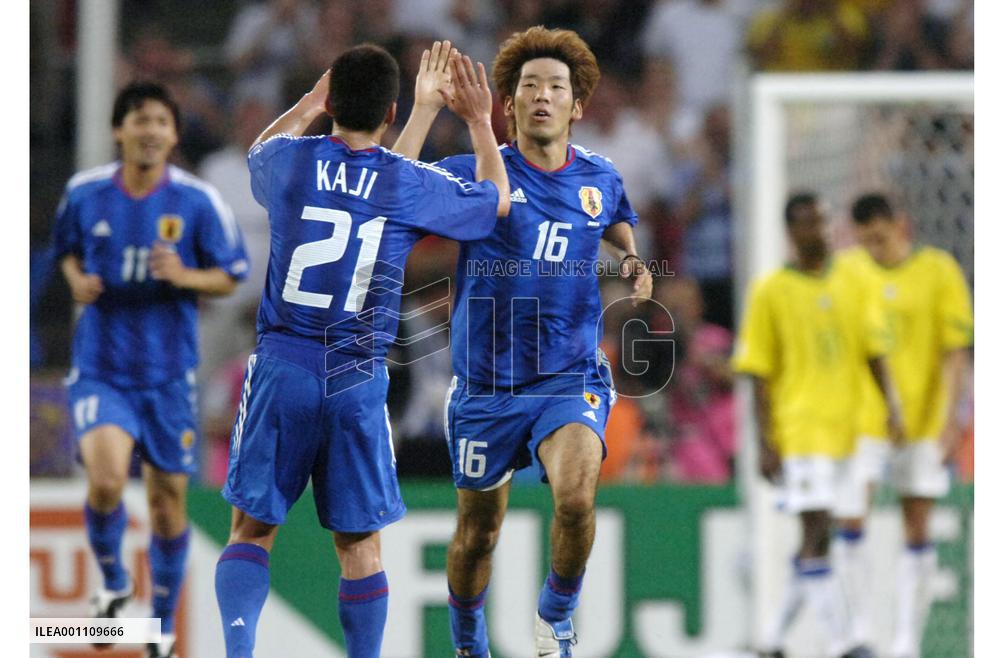 (8)Japan bow out of Confeds after holding Brazil