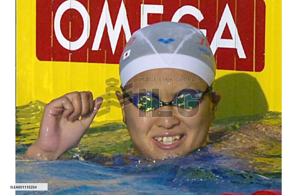Japan's Shibata wins silver in women's 400m freestyle