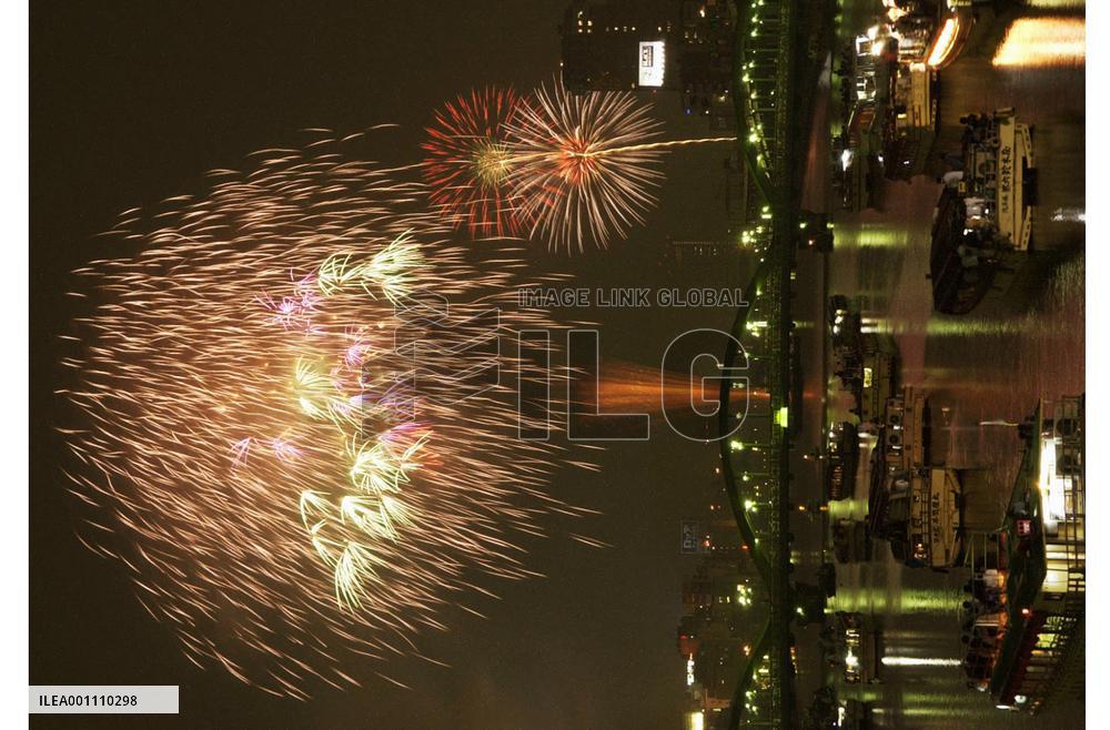 Fireworks display at Tokyo's Sumida River