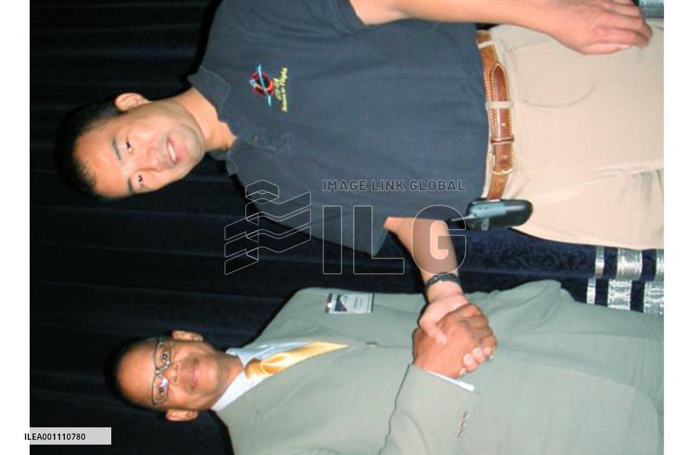 Japanese astronaut Noguchi attends small business conference