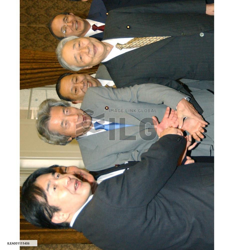 Bills enacted to privatize Japan Post from Oct. 2007