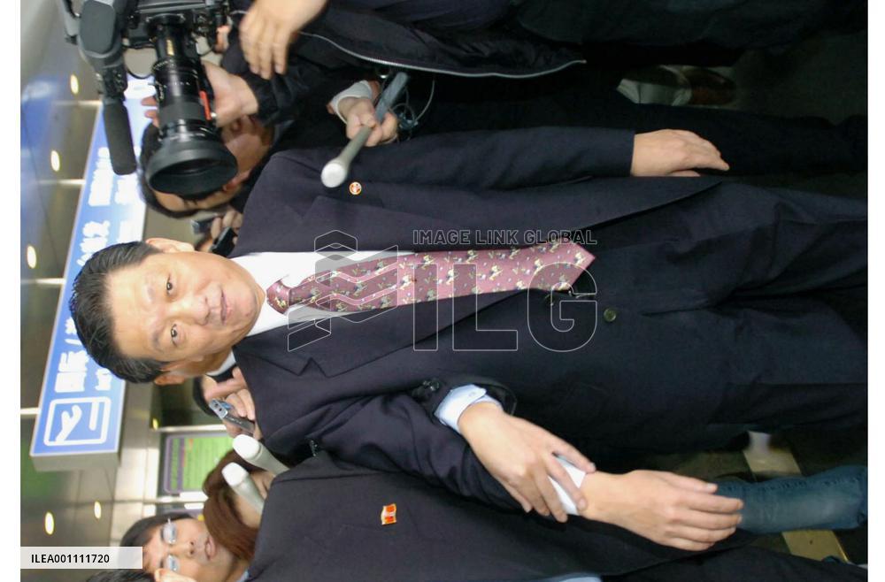 N. Korean delegate arrives in Beijing for talks with Japan
