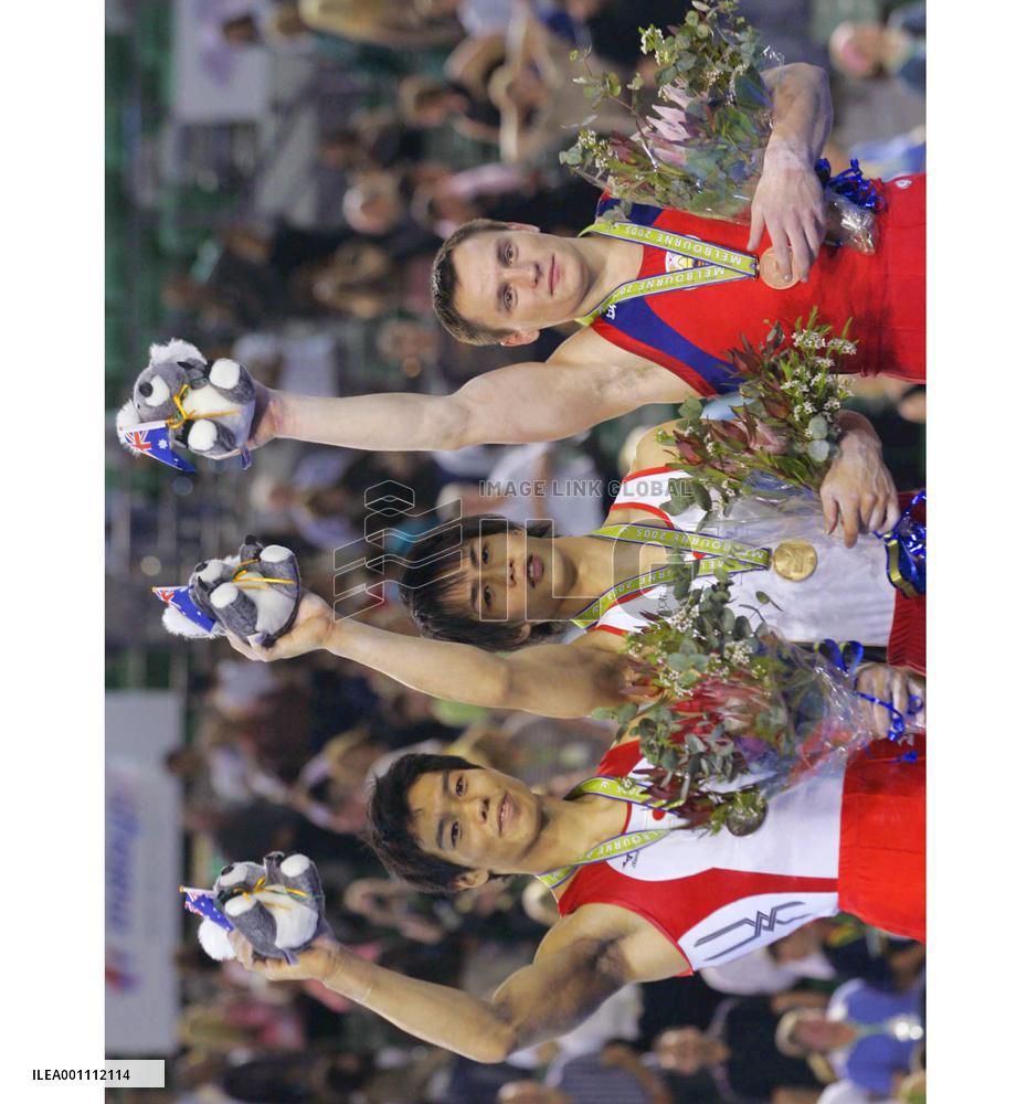 Japan's Tomita clinches overall gold at gymnastic worlds