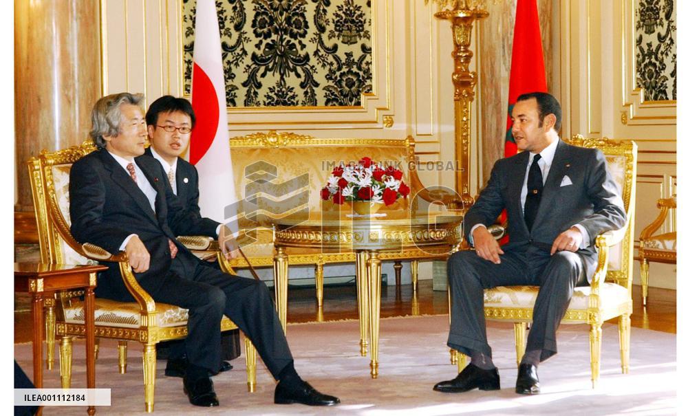 Koizumi, Morocco king agree on need to pursue U.N. reforms