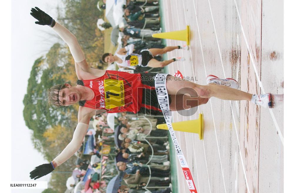 Ukraine's Baranovskyy wins Fukuoka Int'l Marathon
