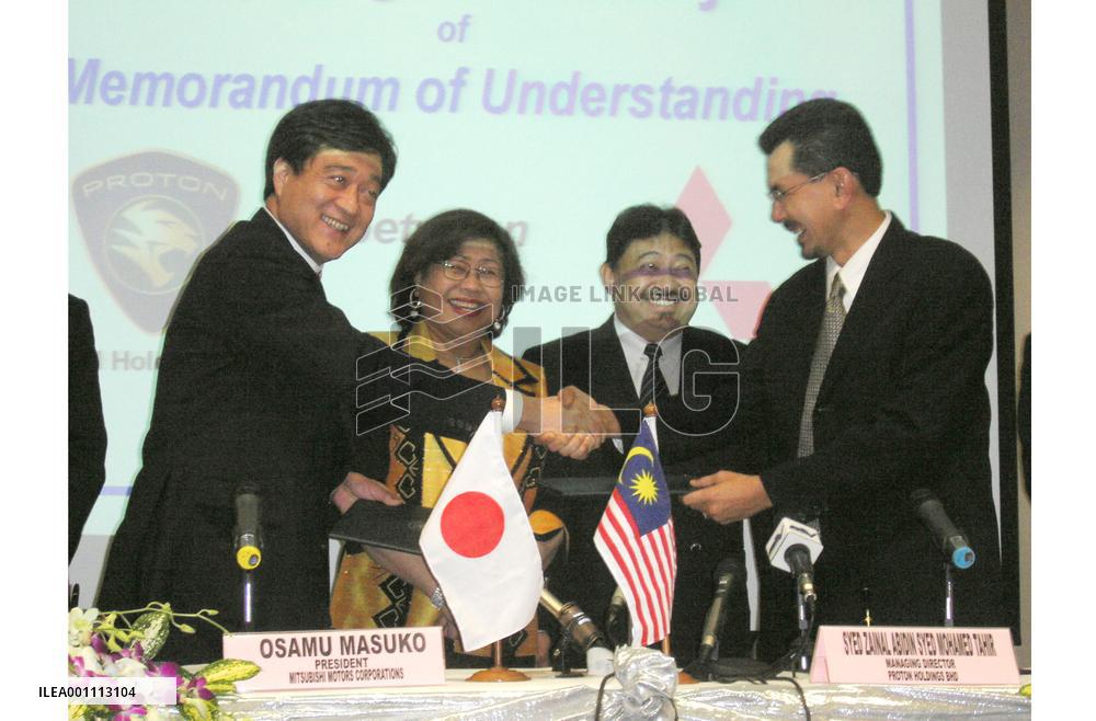 Mitsubishi Motors, Proton sign new partnership agreement