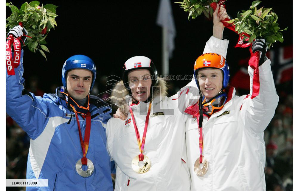 Norway's Bystoel wins normal hill ski jumping