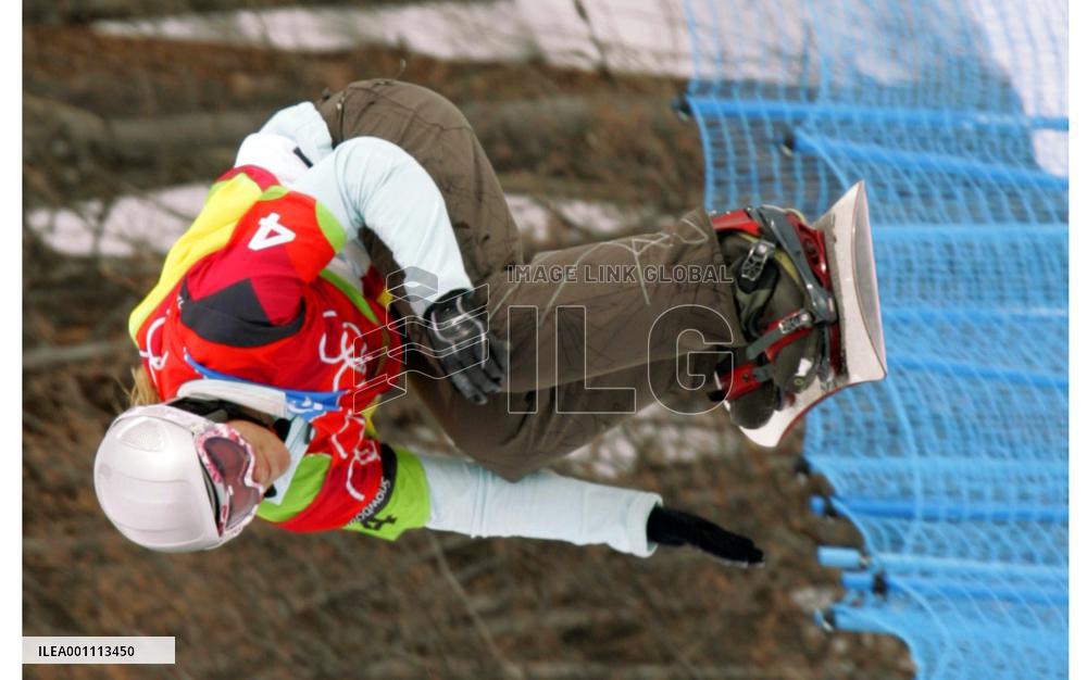Frieden of Switzerland wins gold in snowboard cross