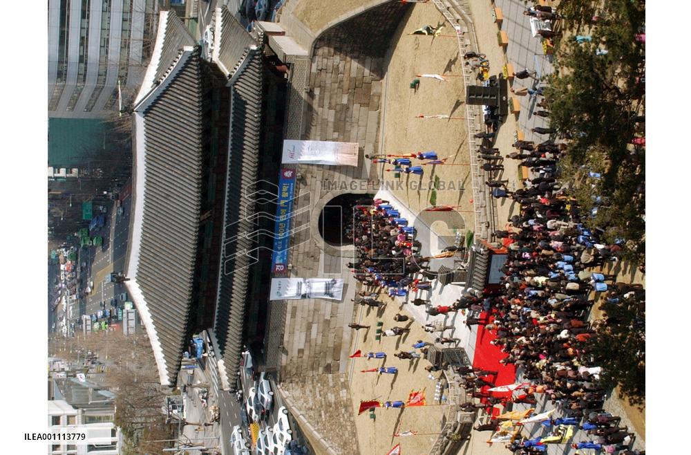S. Korea's Great South Gate opened to public