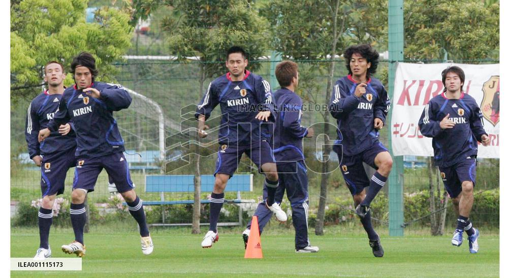 Japanese squad at training camp