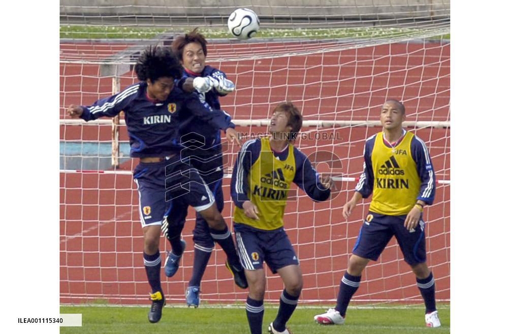 Japan tune up for World Cup soccer