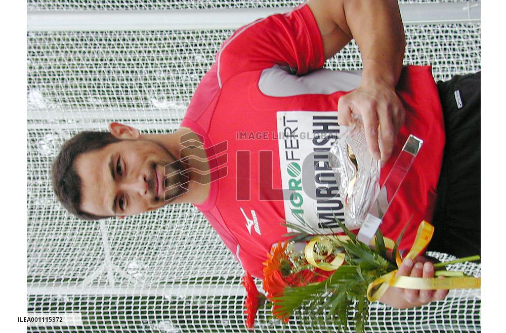 Olympic hammer champ Murofushi makes victorious comeback