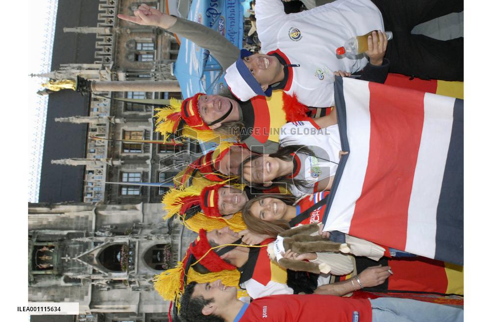 World Cup supporters in Munich
