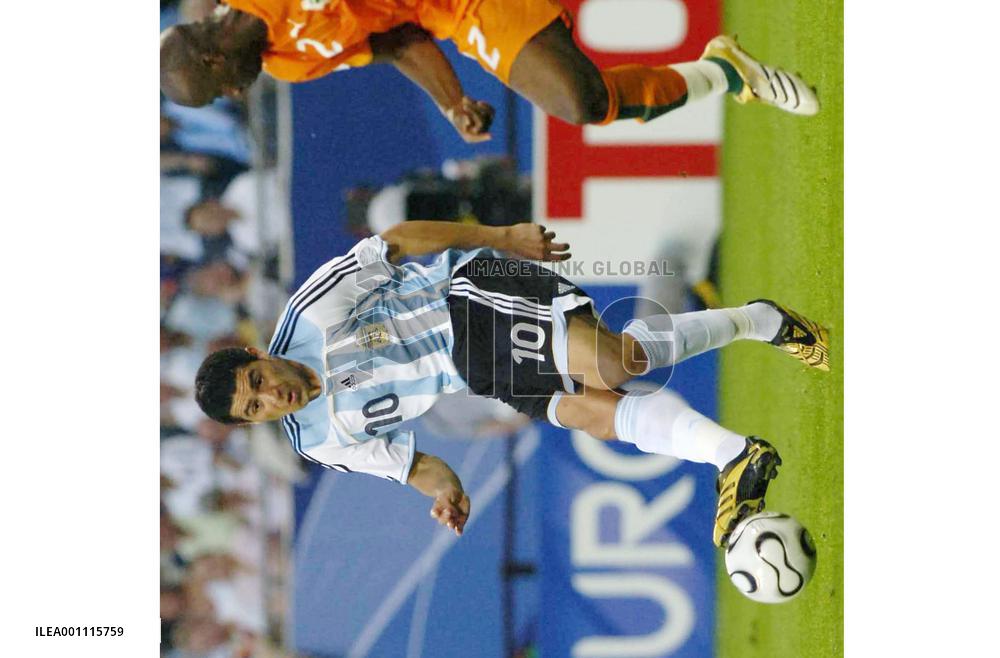 Argentina vs Ivory Coast in World Cup