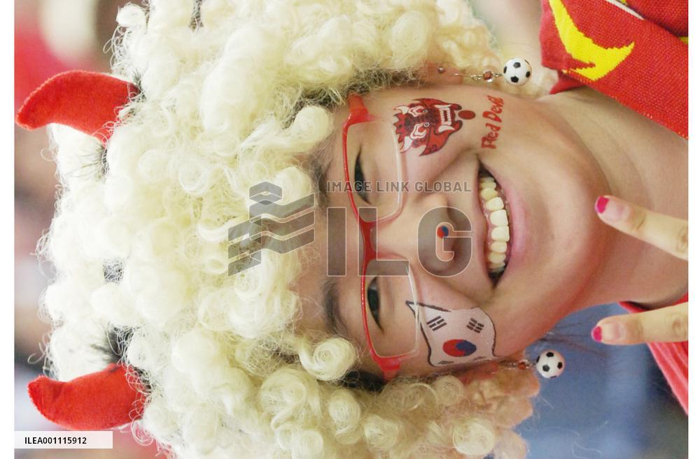 Supporters at World Cup matches