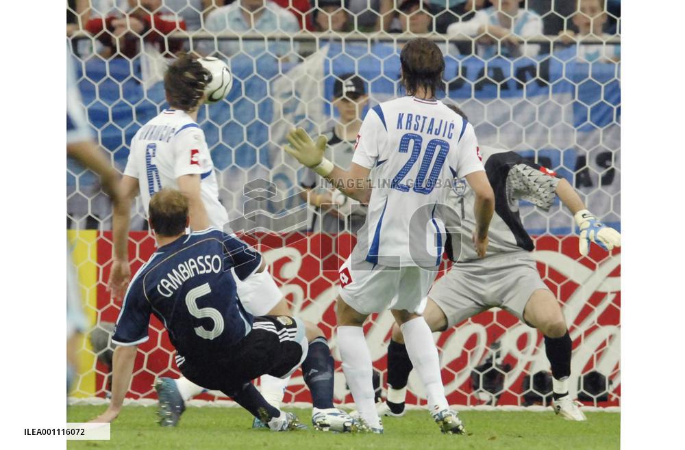 Argentina vs Serbia and Montenegro in World Cup