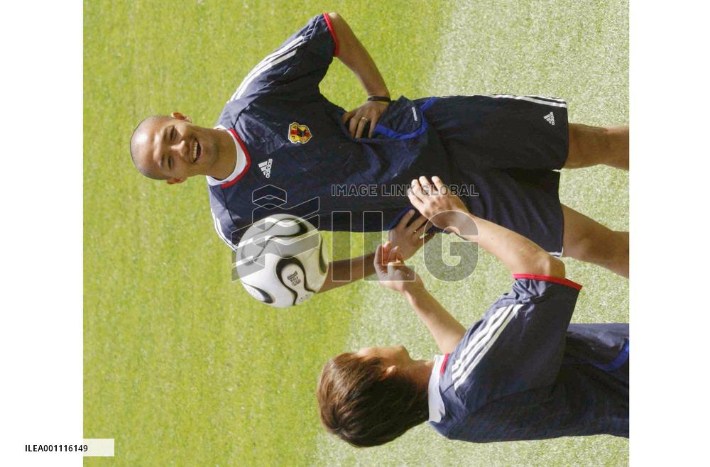 Japan in training session in Nuremberg