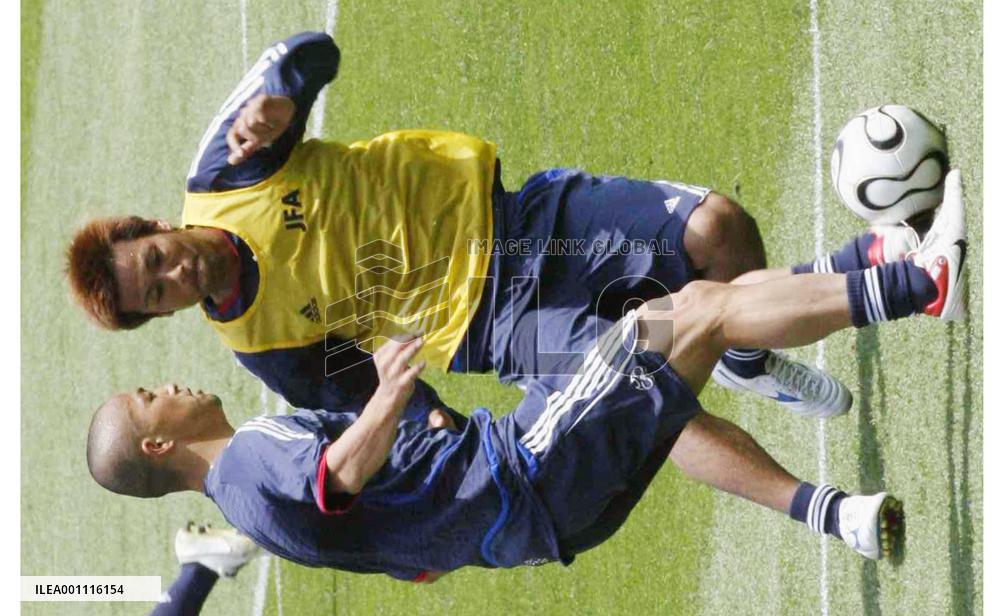 Japan in training session in Nuremberg