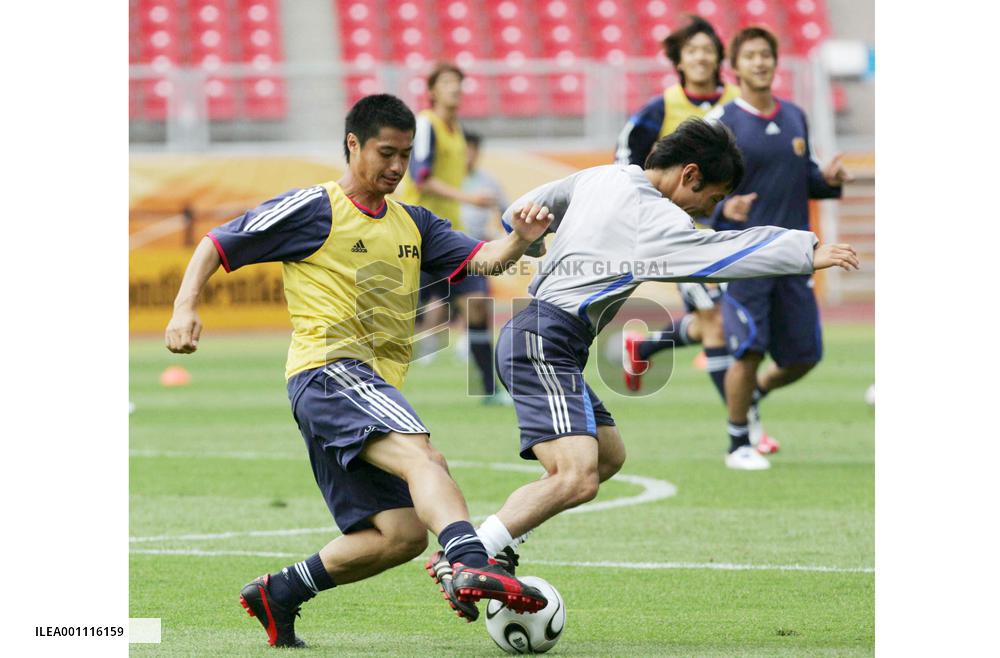 Japan in training session in Nuremberg
