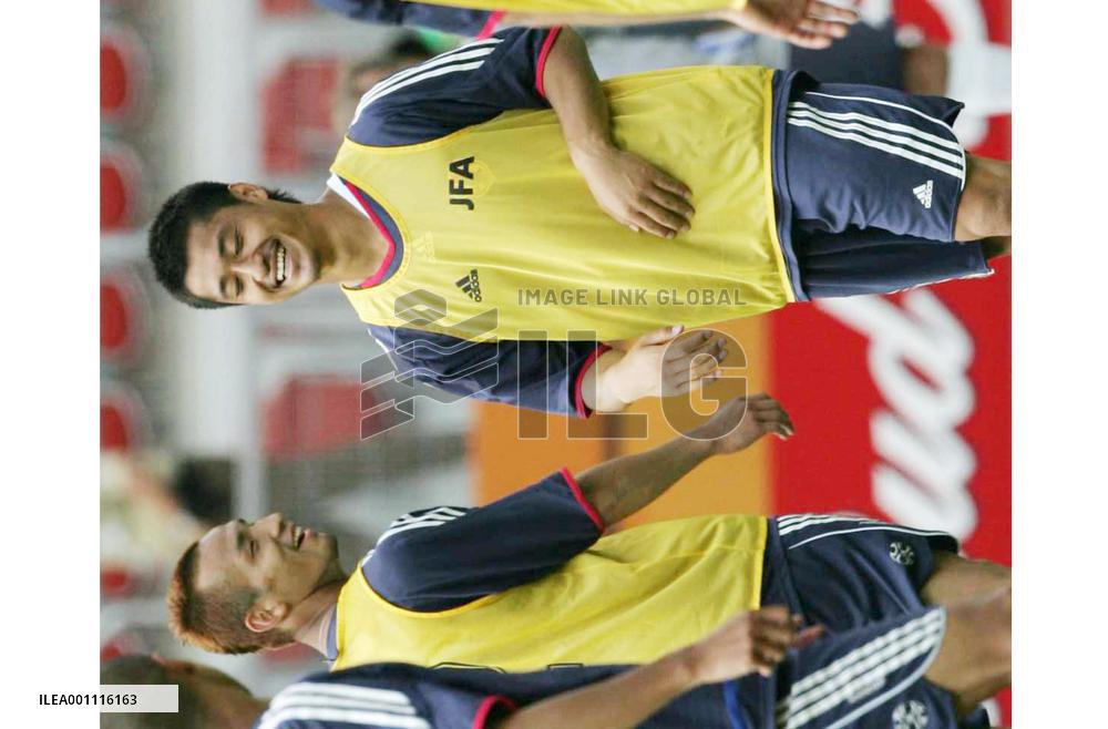Japan in training session in Nuremberg