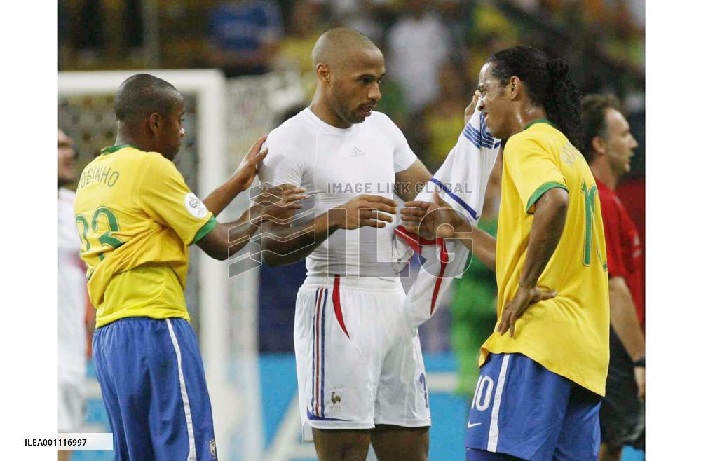 Brazil vs. France in World Cup quarterfinal