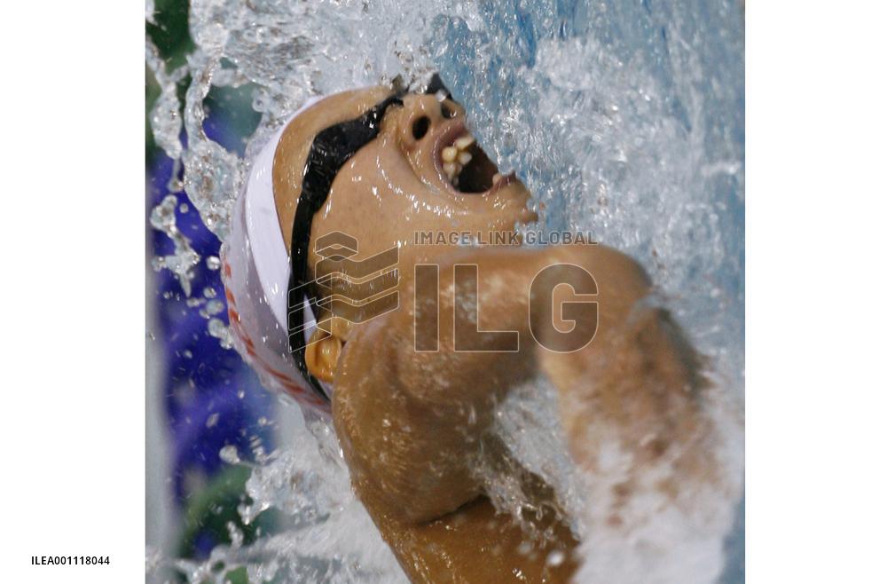 Shibata wins women's 400m freestyle at Pan-Pacific Swimming