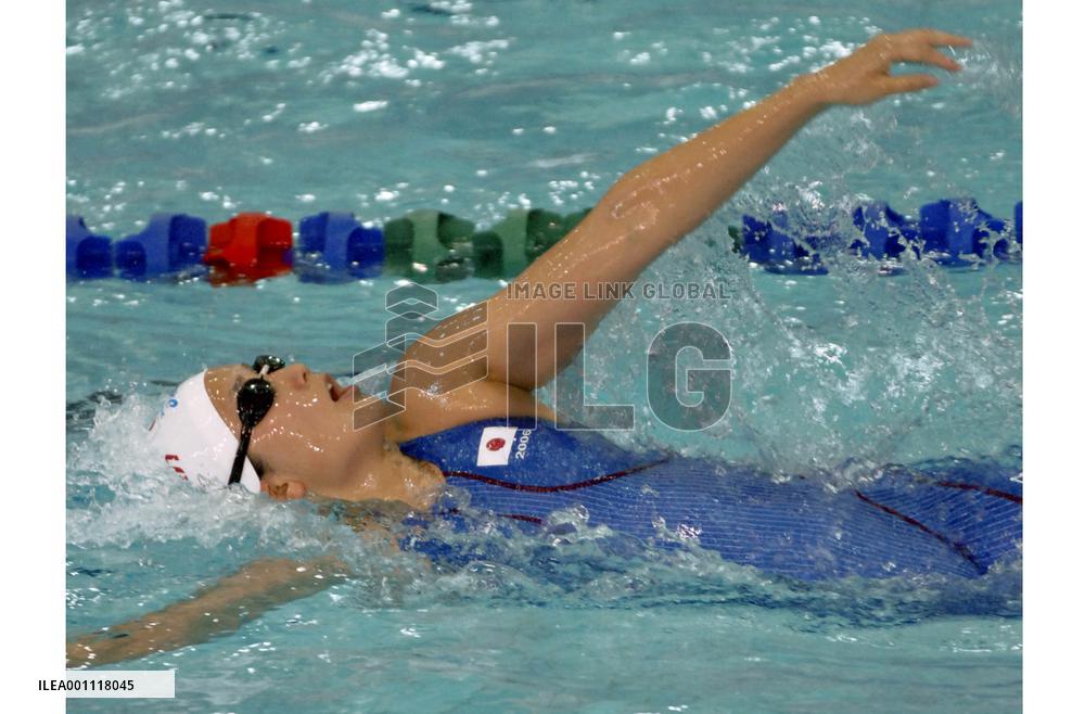 Nakamura wins women's 200m backstroke at Pan-Pacific Swimming