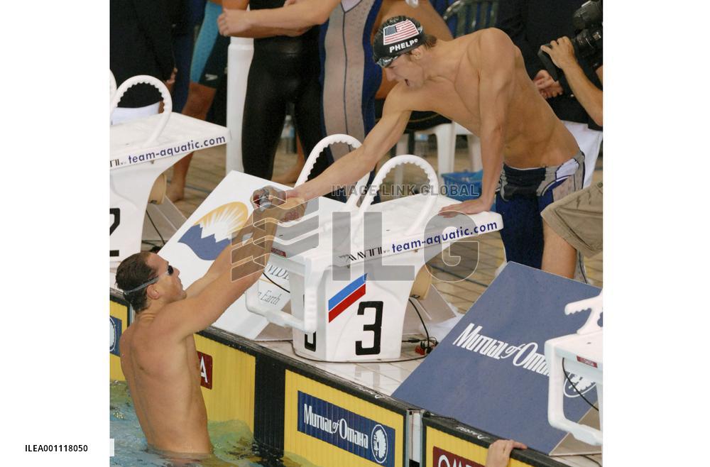 U.S. wins men's 4x100meter relay at Pan-Pacific Swimming