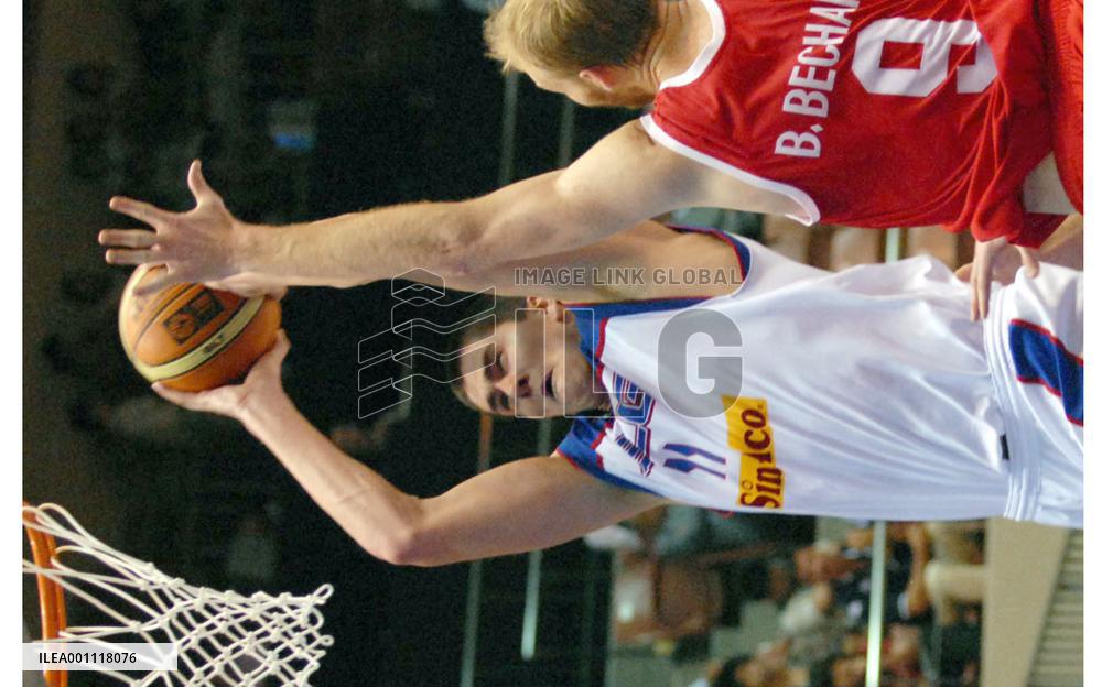 Serbia &amp; Montenegro beat Lebanon 104-57 in world basketball