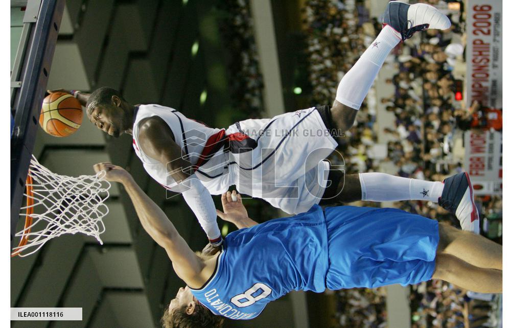 U.S. beats Italy 94-85 at World Basketball Championships