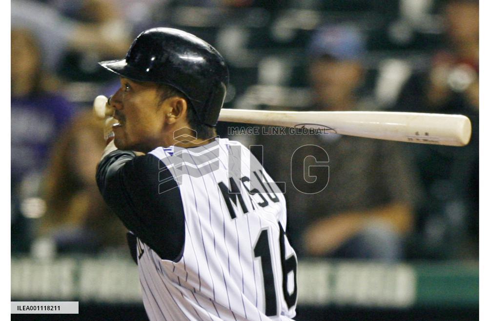 Colorado Rockies' Matsui goes 3-for-5 against N.Y. Mets