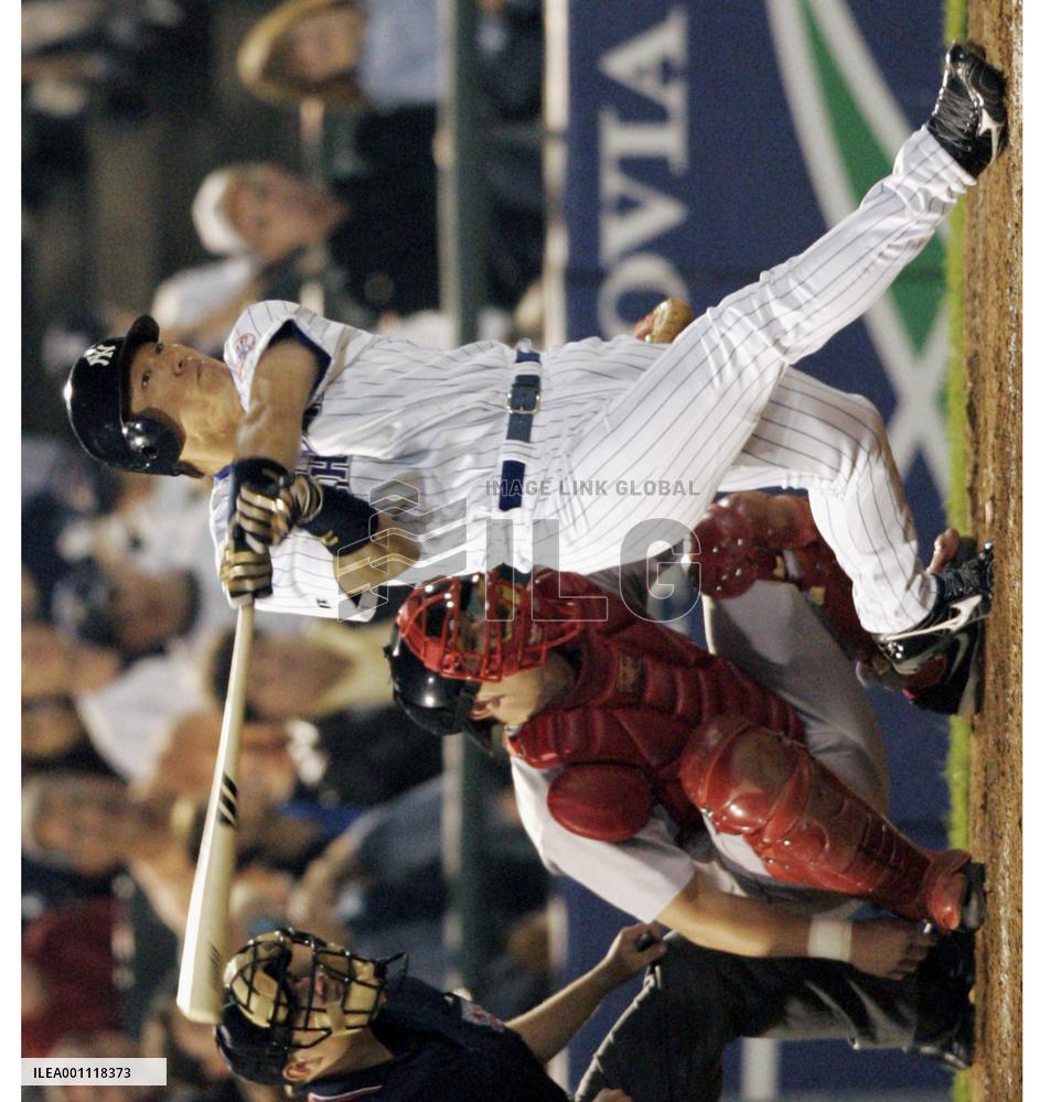 Yankees' Matsui hits RBI single in minor league game
