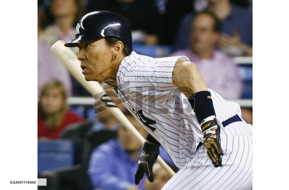 N.Y. Yankees' Matsui back in majors, 1st appearance in 4 months