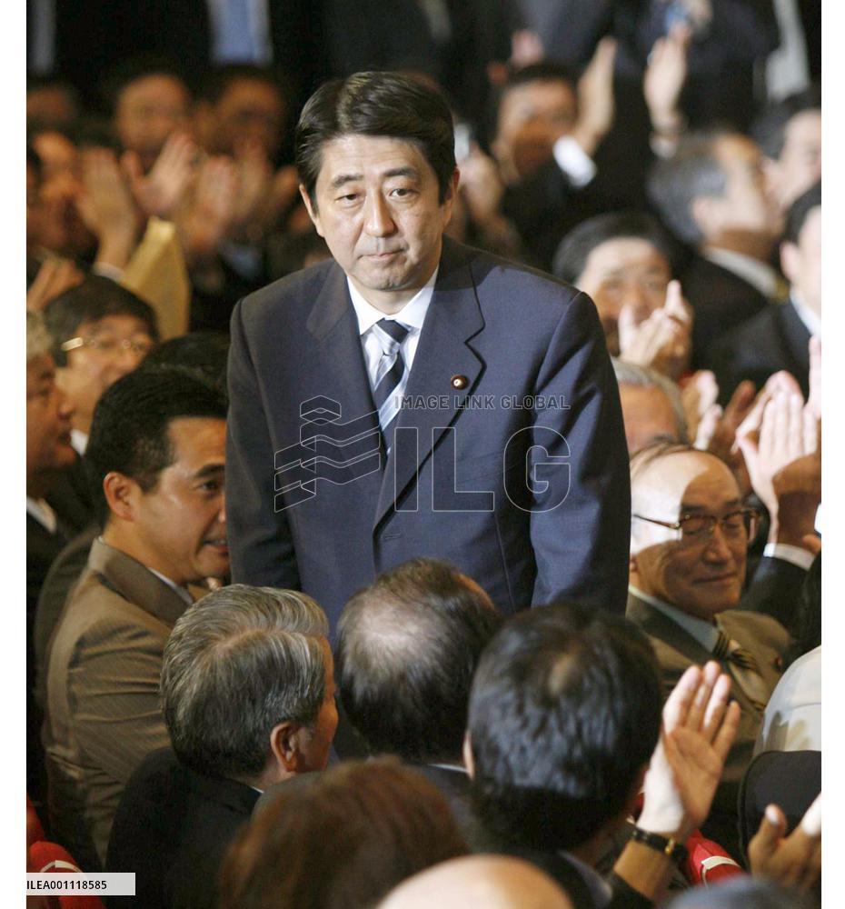 Abe elected LDP chief to be Japan's new leader