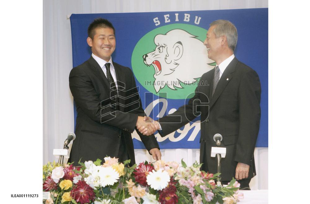 Matsuzaka looking forward to realizing Major dream