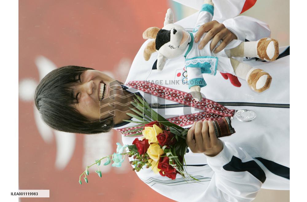 Fukuchi wins silver in women's single sculls at Asian Games