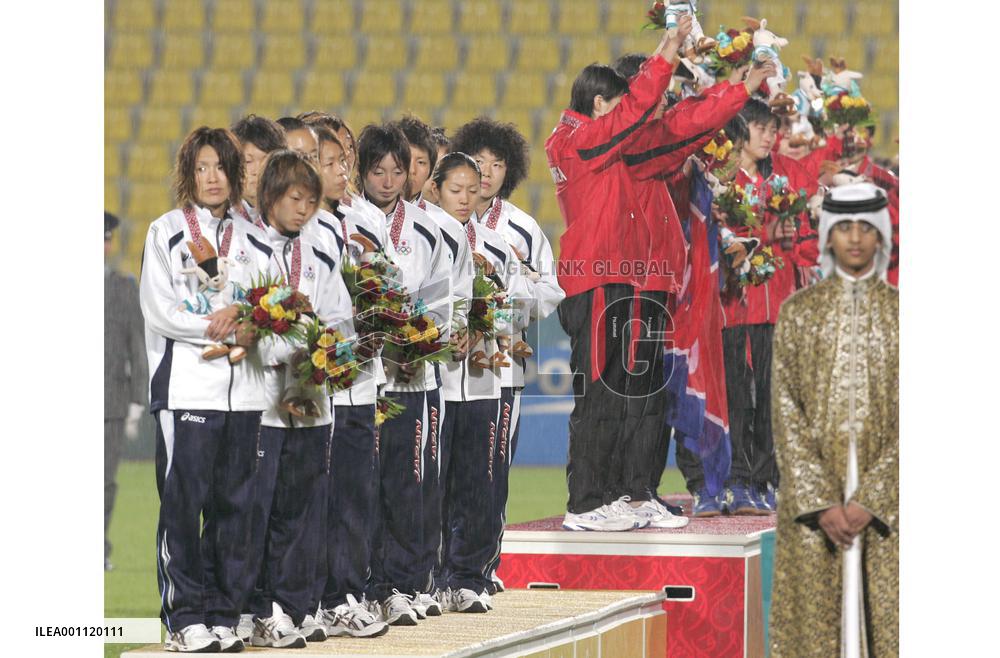 N. Korea wins gold in women's soccer at Asian Games