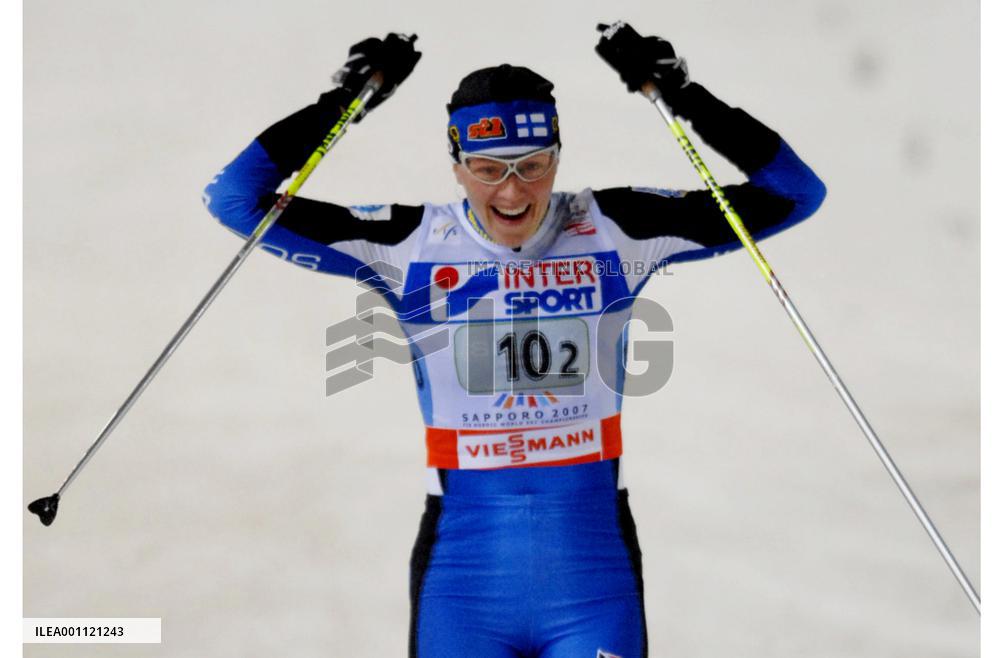 Finland wins women's freestly team sprint event