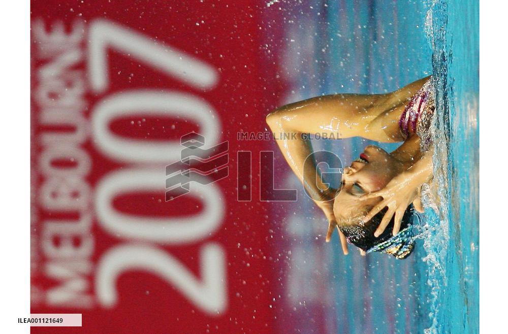 Harada wins bronze in solo technical synchro routine