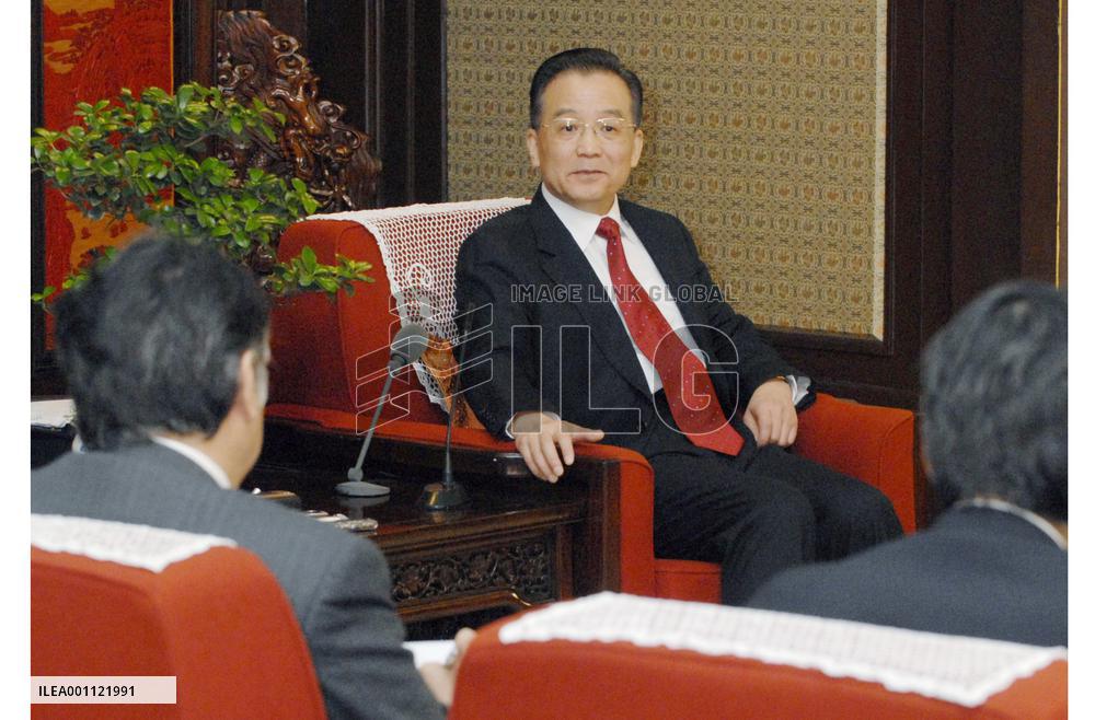 China's Wen hopes for successful Japan trip, China visit by Abe