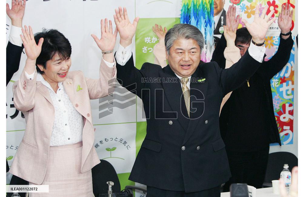 Sapporo Mayor Ueda assured of reelection