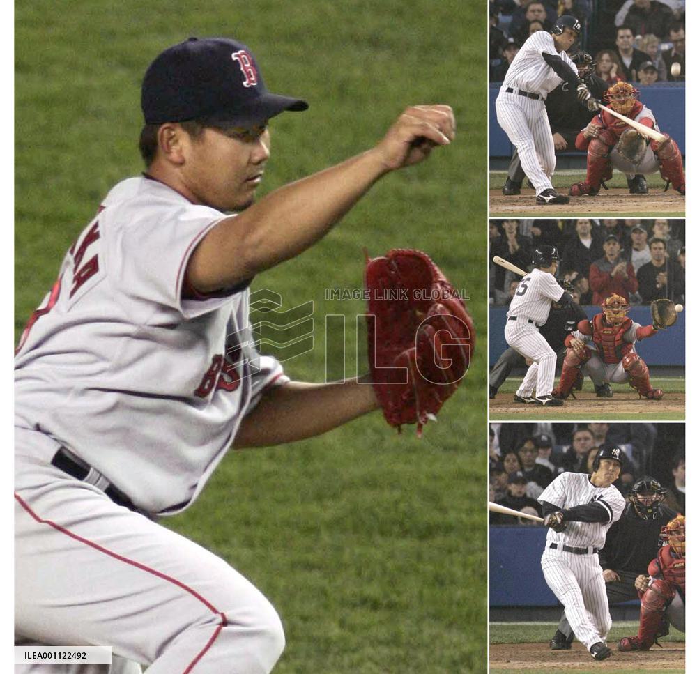 Matsuzaka boosted to 3rd win, Yankees tumbling