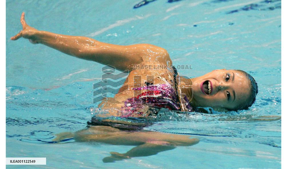 Harada leads after technical routine in synchronized swimming
