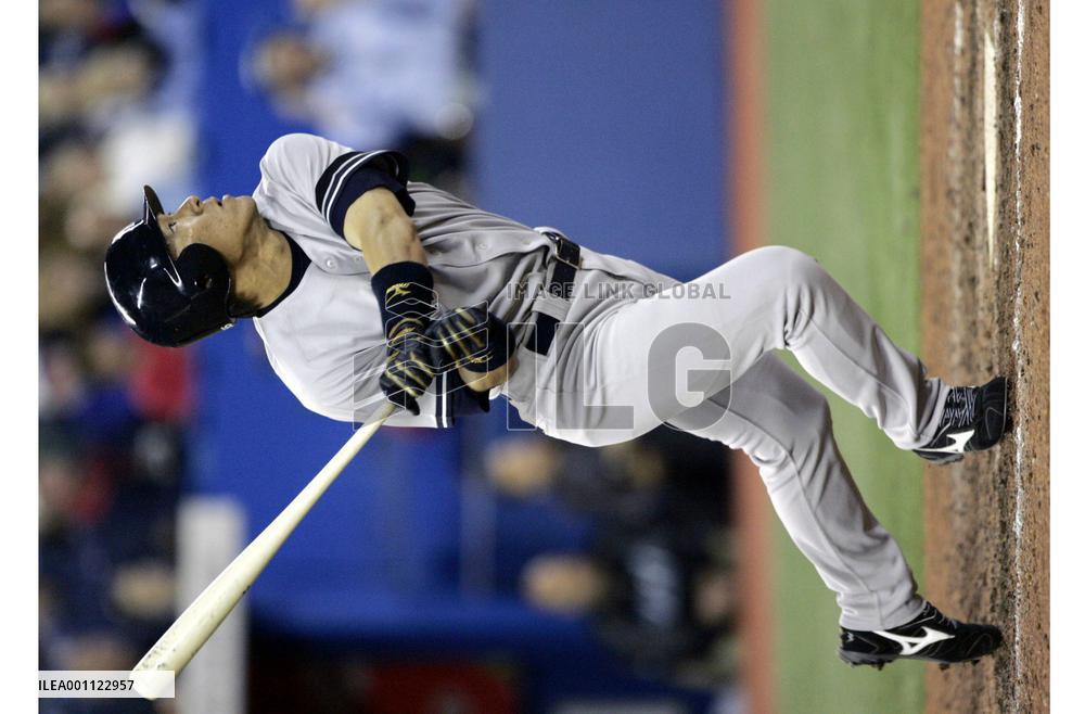 Yankees' Matsui hits two-run homer against Blue Jays