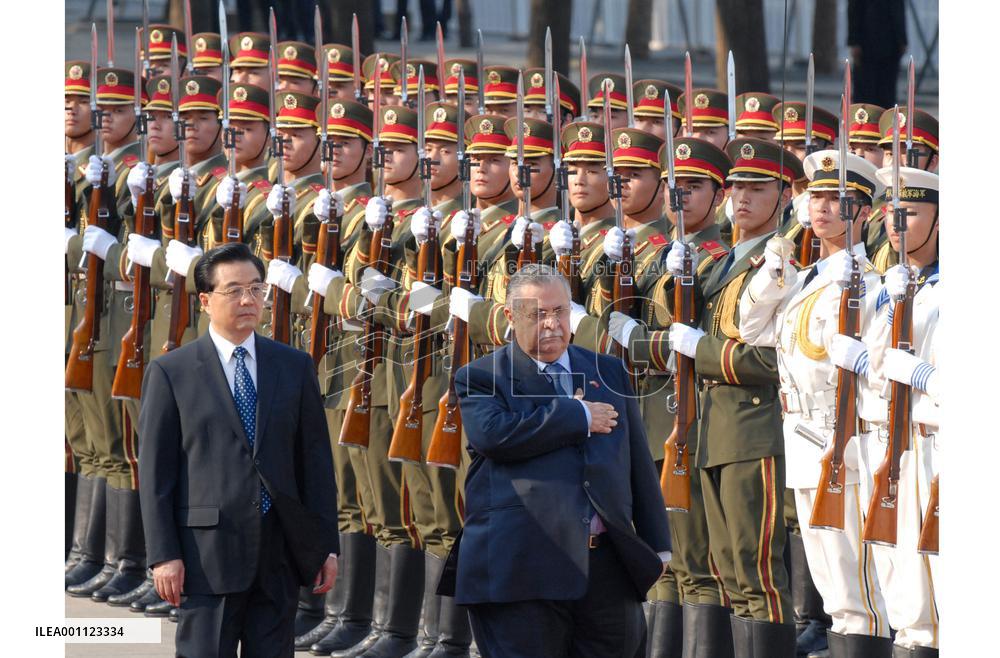 Iraqi President Talabani visits China