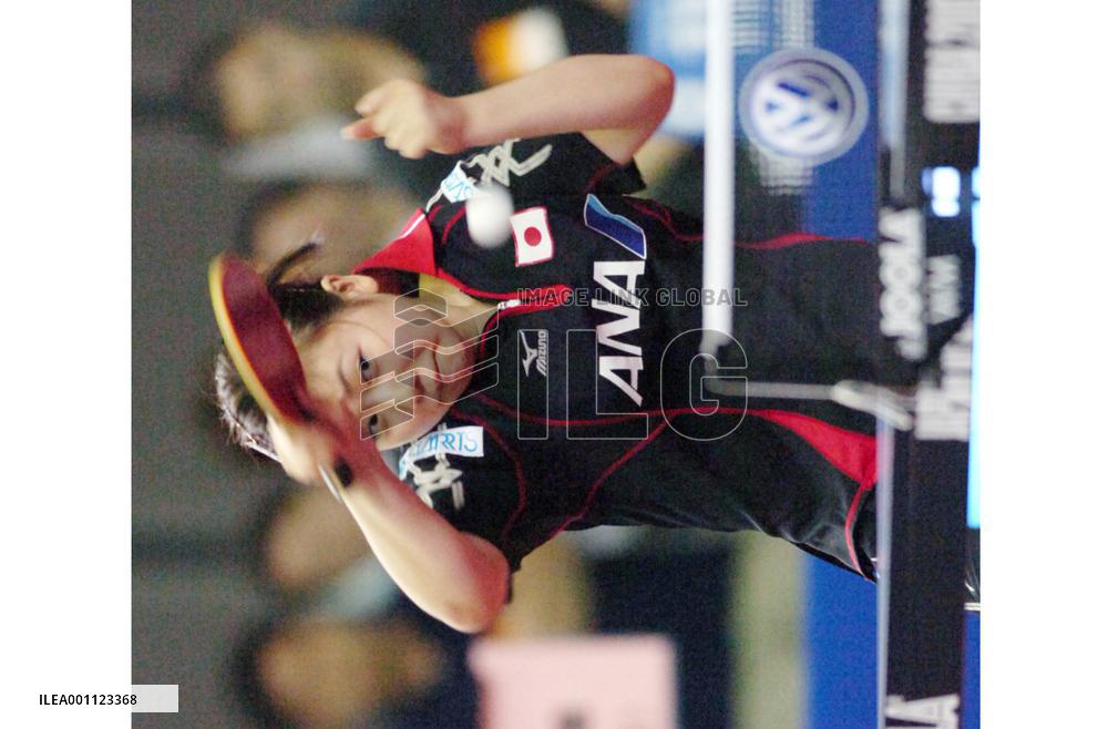 Table tennis: Fukuhara crashes out at Japan Open