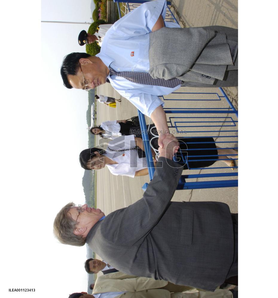 IAEA delegation arrives in Pyongyang